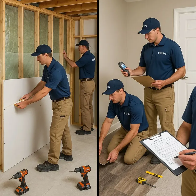 Repairs and Reconstruction process in Crest, CA