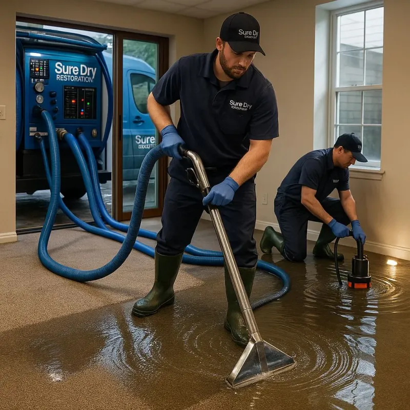 Water Extraction and Removal process in Crest, CA